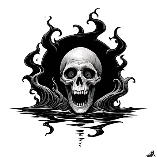 Sea Of Death Cartoon