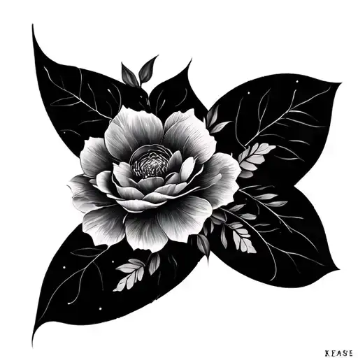 Floral And Line All Over The Body