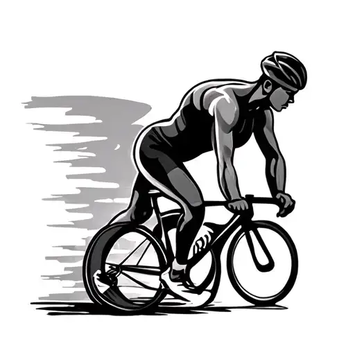 Triathlon Symbol Loosing Weight