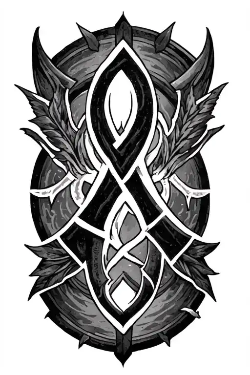 Viking Rune Tattoo On Forearm