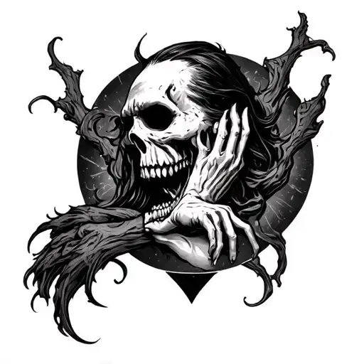 Gothic Horror Upper Arm