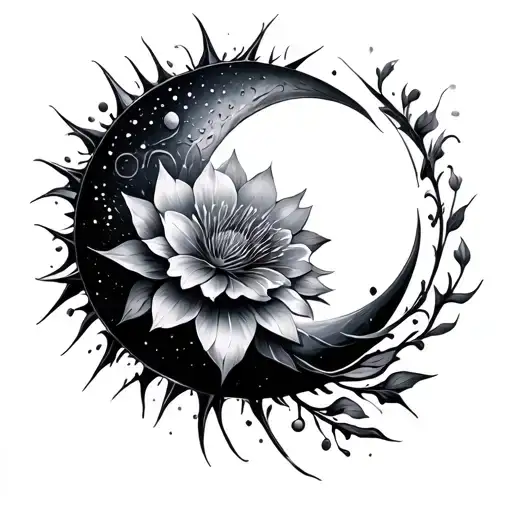 Coverup Moon Spiky Flower