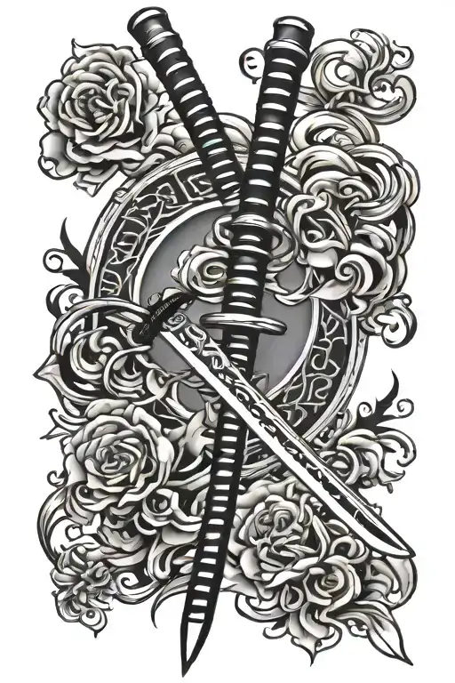 Katana Written For The Forearm