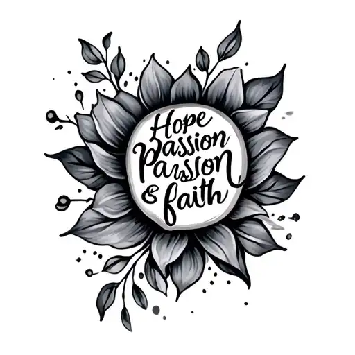 Hope Passion And Faith