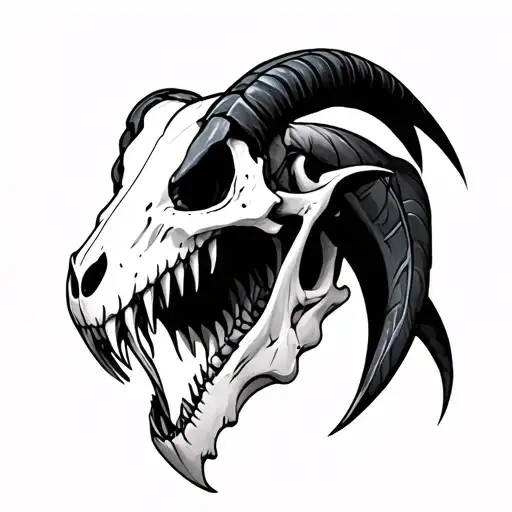 Venom Goat Skull