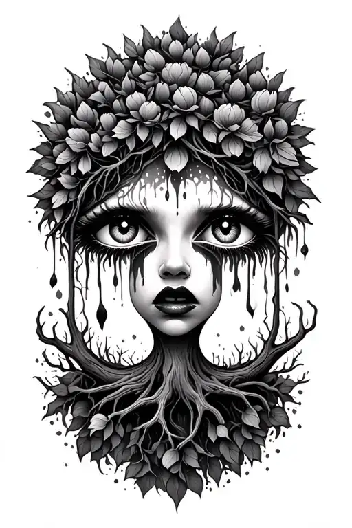 Tree Of Life Crying Eye