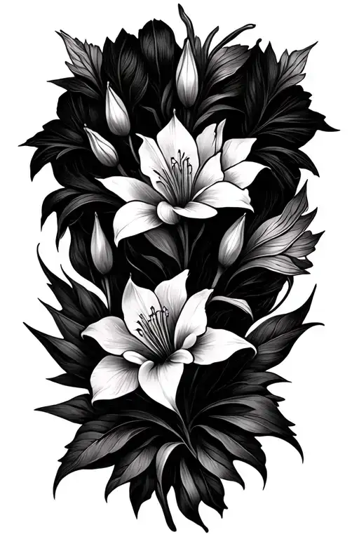 Mandala And Gladiolus