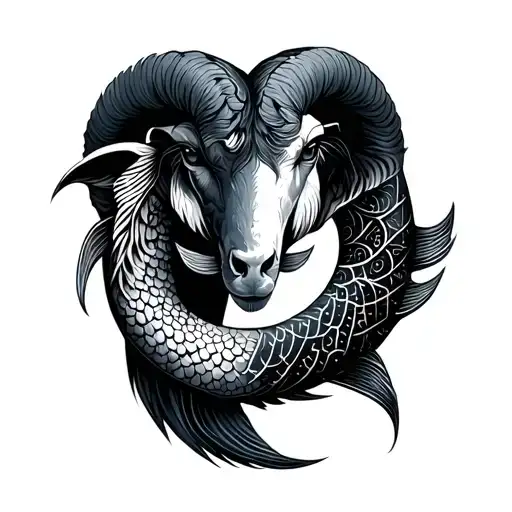 Zodiac Sign Aries And Pisces Mixed