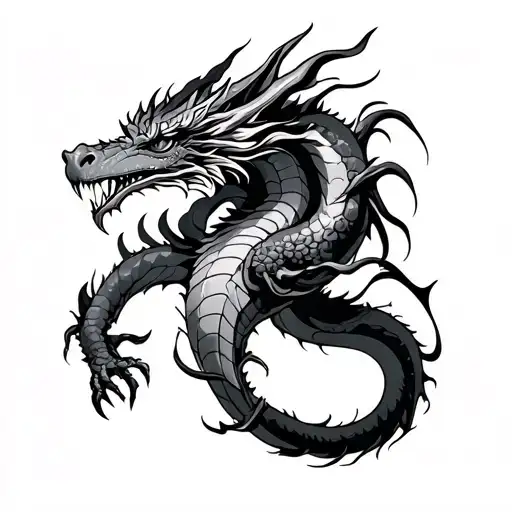 Dragon Go Around Sleeve