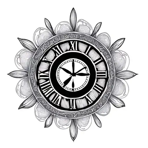 Mindfulness Symbol Clock 11 August 2024
