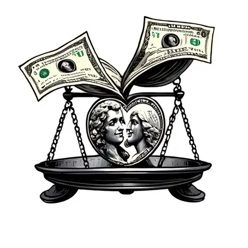 Love And Money On The Scales