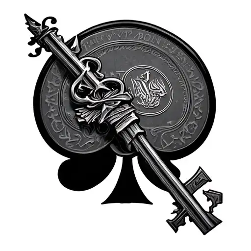 Resident Evil 4 Las Plagas Wrapped Around Resident Evil 2 Spades Key