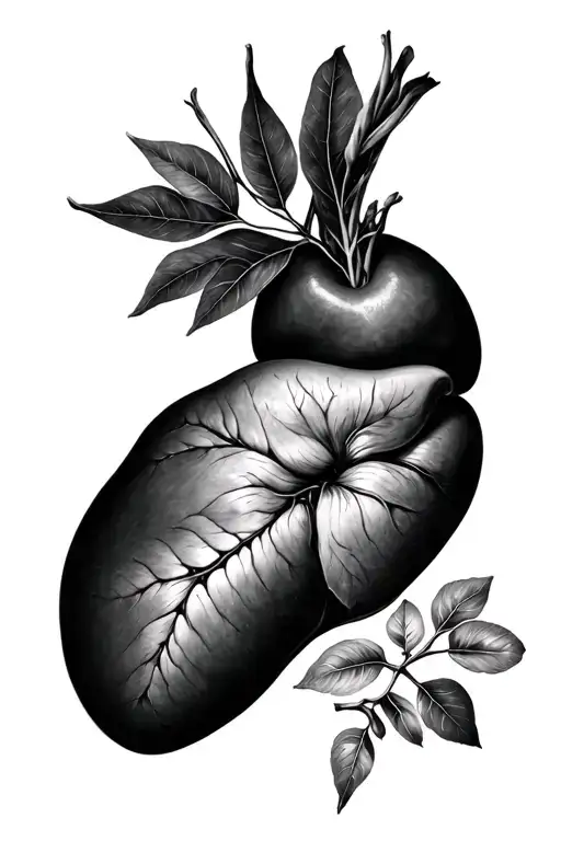 Anatomical Liver With Australian Native Botanicals