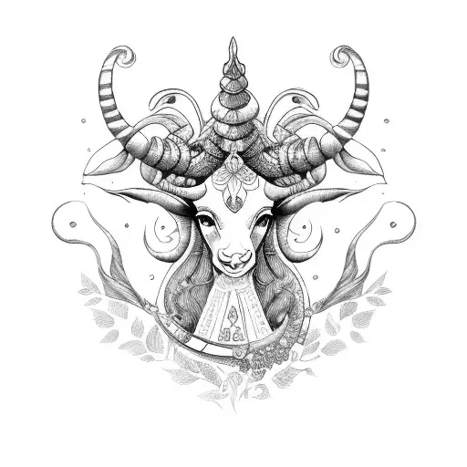 Feminine Floral Capricorn