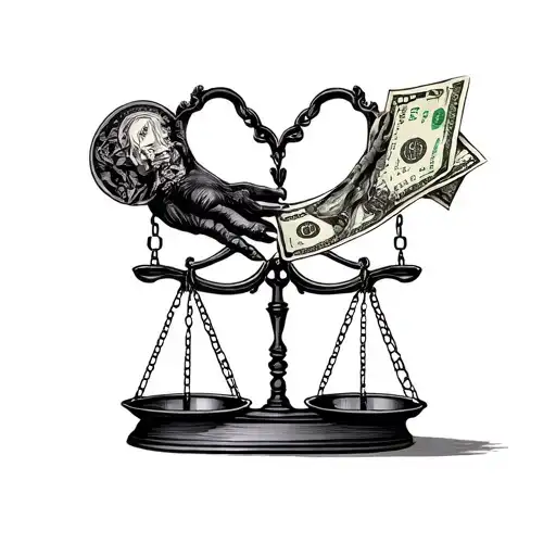 Love And Money On The Scales