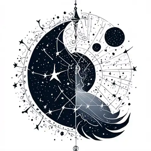 The Constellation Of Aquarius And Tsvty