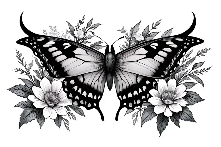 Butterflies And Flowers Taurus Zodiac Sign
