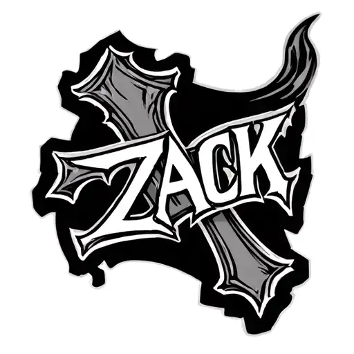 Cross Western With The Name Zack