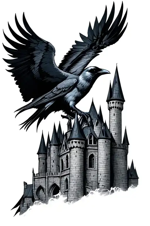 Gothic Style Castle Raven