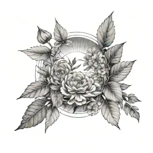 Fine Line Nature Sleeve