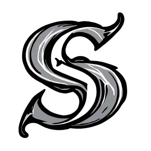 Clear Capital S With Roman Numeral 6 Inside