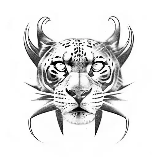 A Combination Of Soccer Cleats And Panther Claws Intertwined In A Dynamic Composition