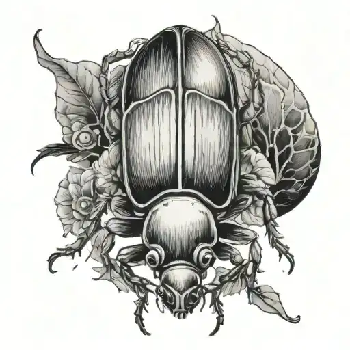 Witchy Beetle Resting