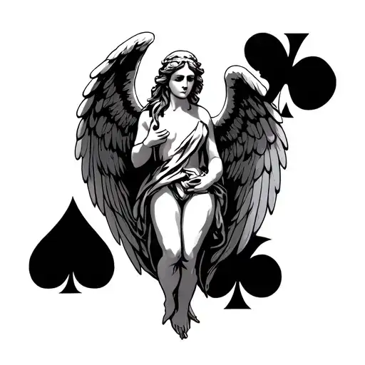 Playing Cards Angel
