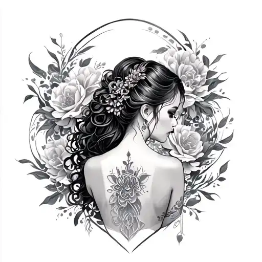 Beautiful Feminine Back