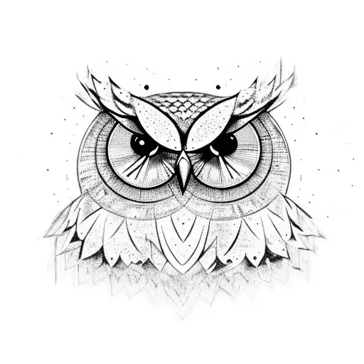 Owl With A Broken Clock