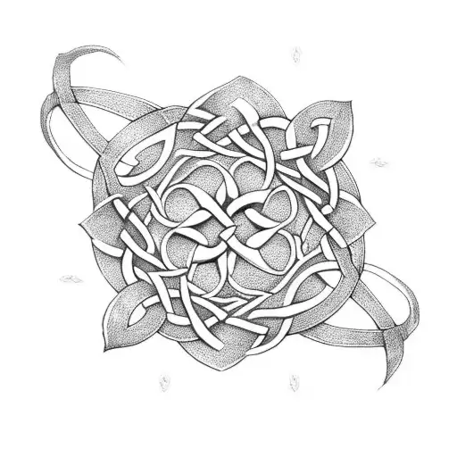 Floral Celtic Knot