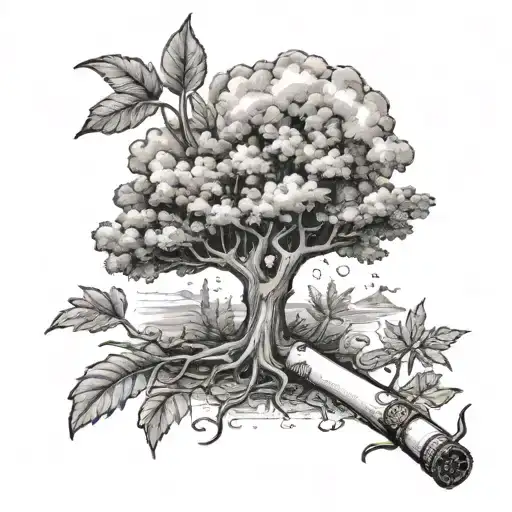 A Cigarette And A Tree