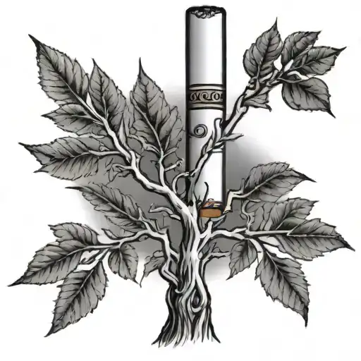 A Cigarette And A Tree