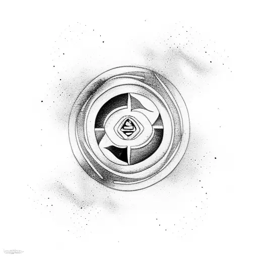 Yin And Yang Symbol With A Minimalist Twist