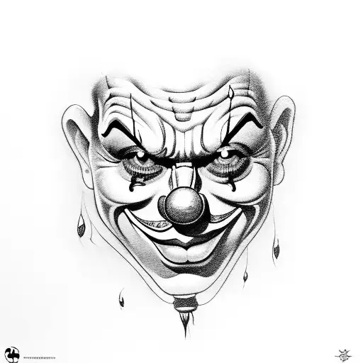 Clown Chicano And Rose Cigarrete