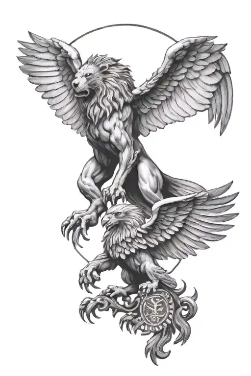 Lion And Eagle Armenian