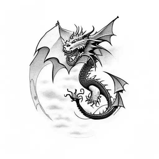 A Dragon Conductor Leading A Symphony