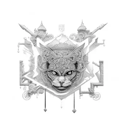 An Intricate Design Of Graffiti Art With Hidden Symbols Of Friendship And Laughter