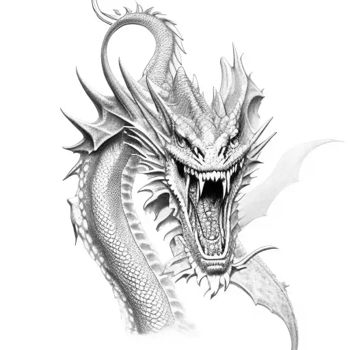 Hyer Realistic Dragon