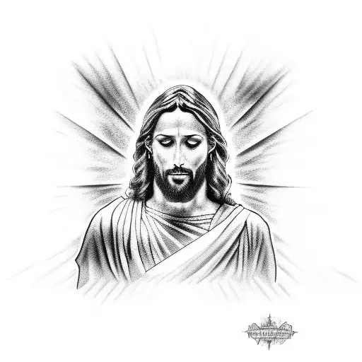 Jesus Com Arte Barroca E Anjos