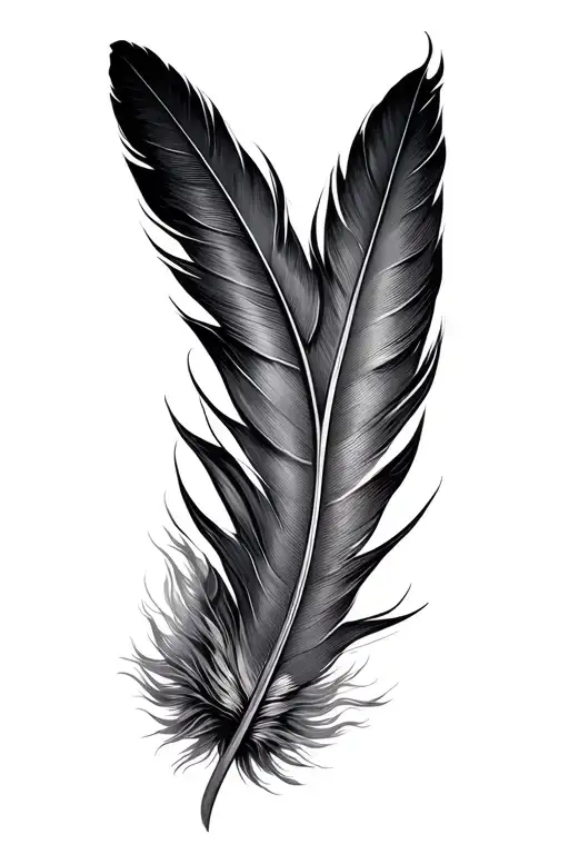 A Feather Signifying Overcoming