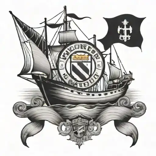 Manchester City Football Team Ship Sailing