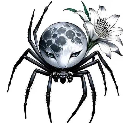 Moon Cat Spider Lily