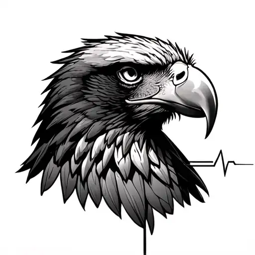 Human Memory Eagle With Heart Rate Flatlining