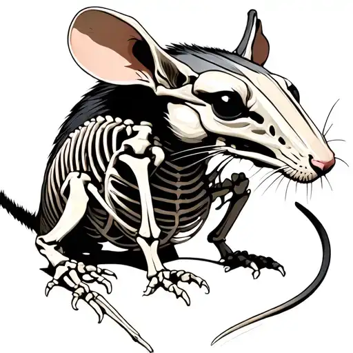Deadly Rat Skeleton