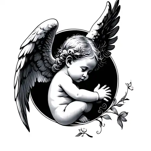 Baby Angel Loss Strength Inspired