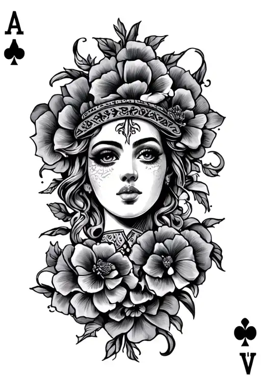 Baraja Of 4 Spanish Cards Dressed