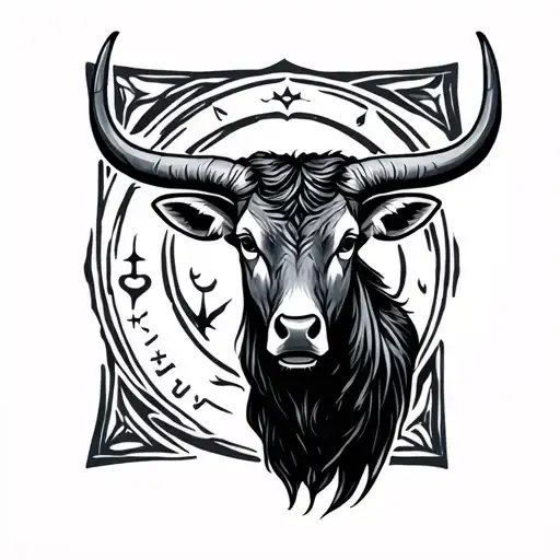 Taurus Zodiac Symbol Canada Outdoors Arm Sleeve