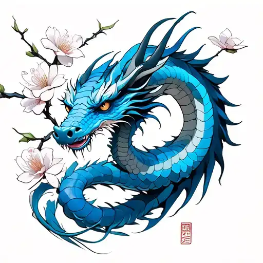 Blue Dragon Cherry Blossom Agnb