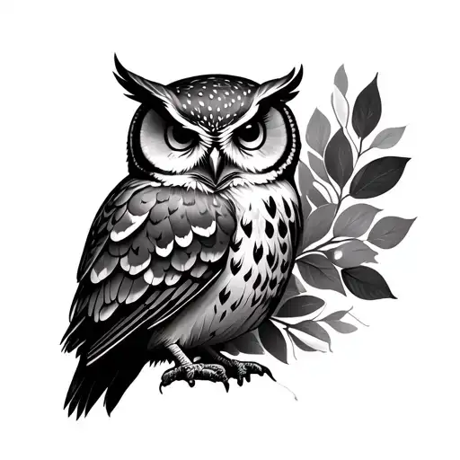 Caligraphy Owl